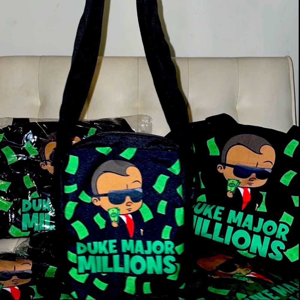 Duke major millions boy an men side bag